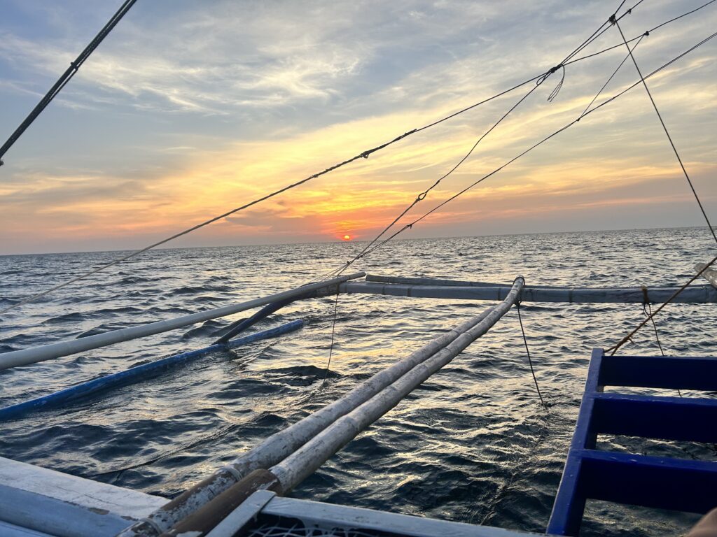 ボラカイ島からの夕日